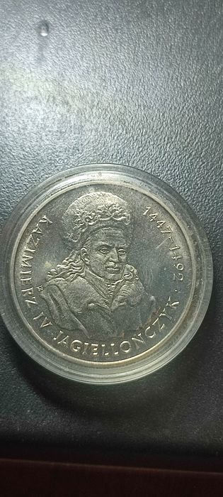 Moneta 20000 zł 1993rok KAZIMIERZ IV JAGIELLOŃCZYK 1447-.1492 w kapslu