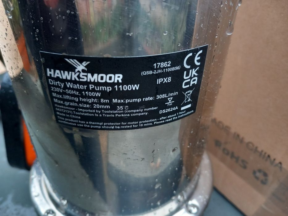Pompa do brudnej wody Hawksmoor 1100W