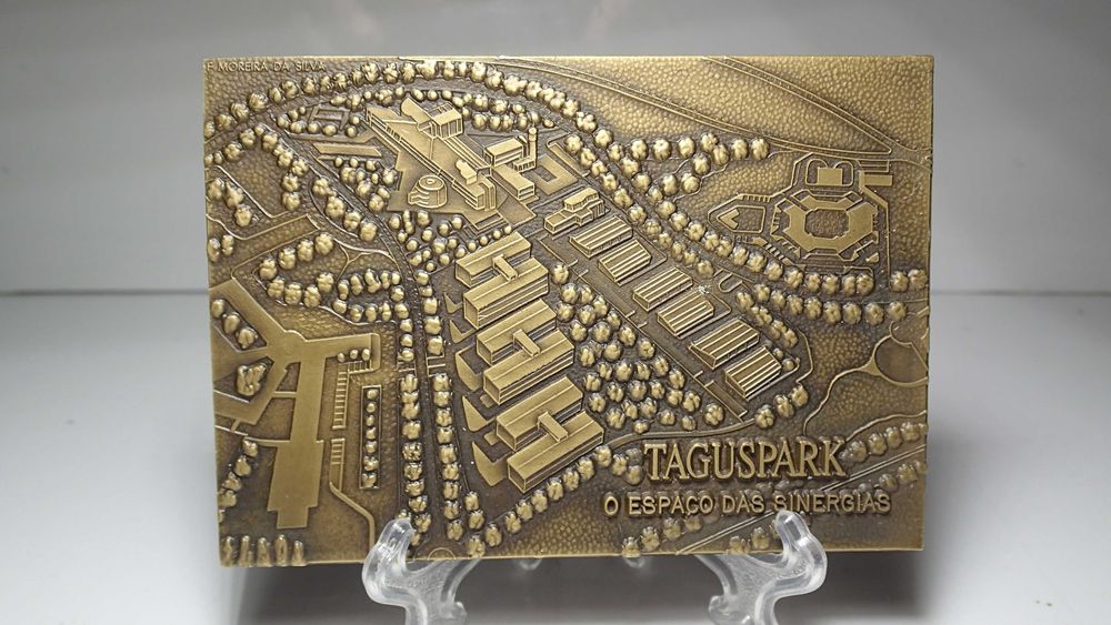Placa em Bronze TAGUSPARK