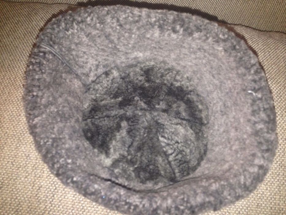 Шапочка на девочку 9-11 лет овчина