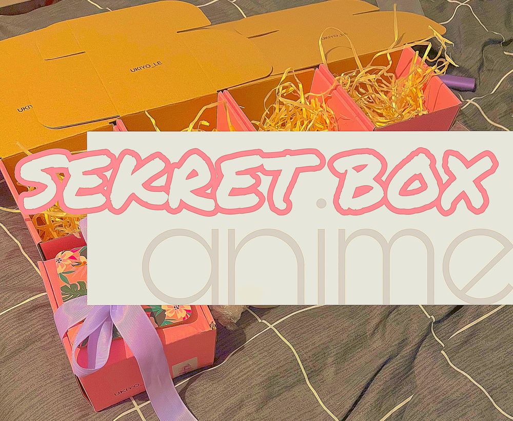 Anime box pudelko Gwarantowane zabawka pluszak i inne przedmioty