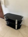 Forno, torradeira, colcha de cama + 2 fronhas, movel de tv ou decoraçã