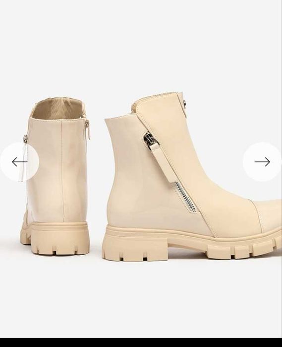 Жіночі черевики Бежеві матові Dedaheh