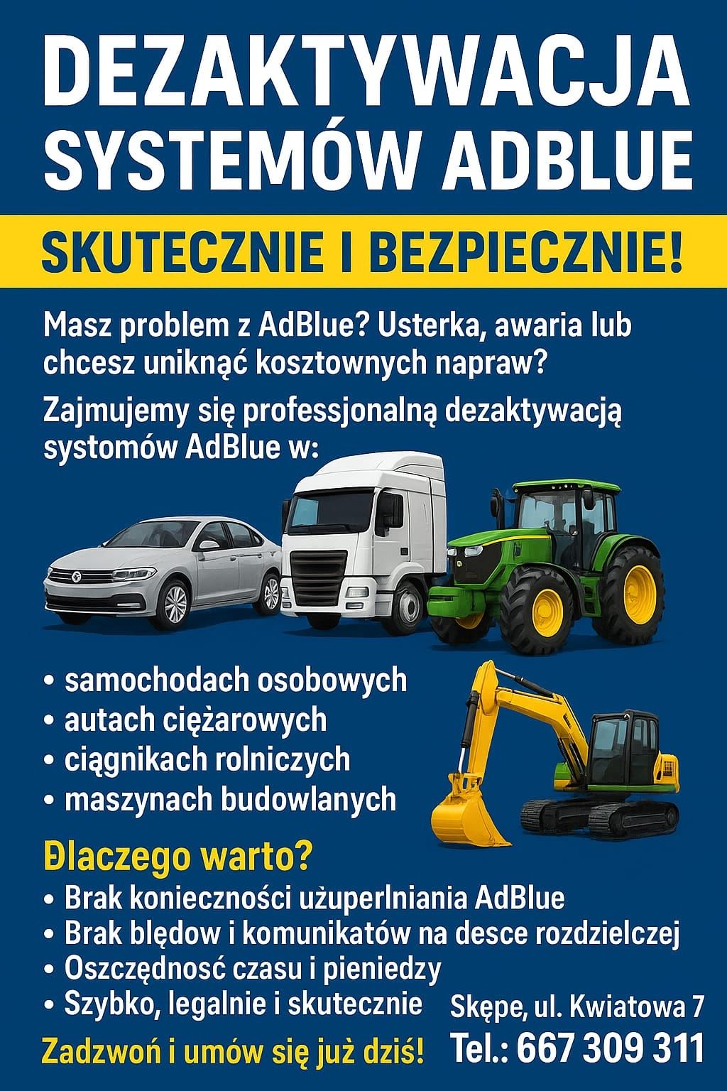 Naprawa adblue Scr nox iveco 1.6 hdi expert proace partner berlingo