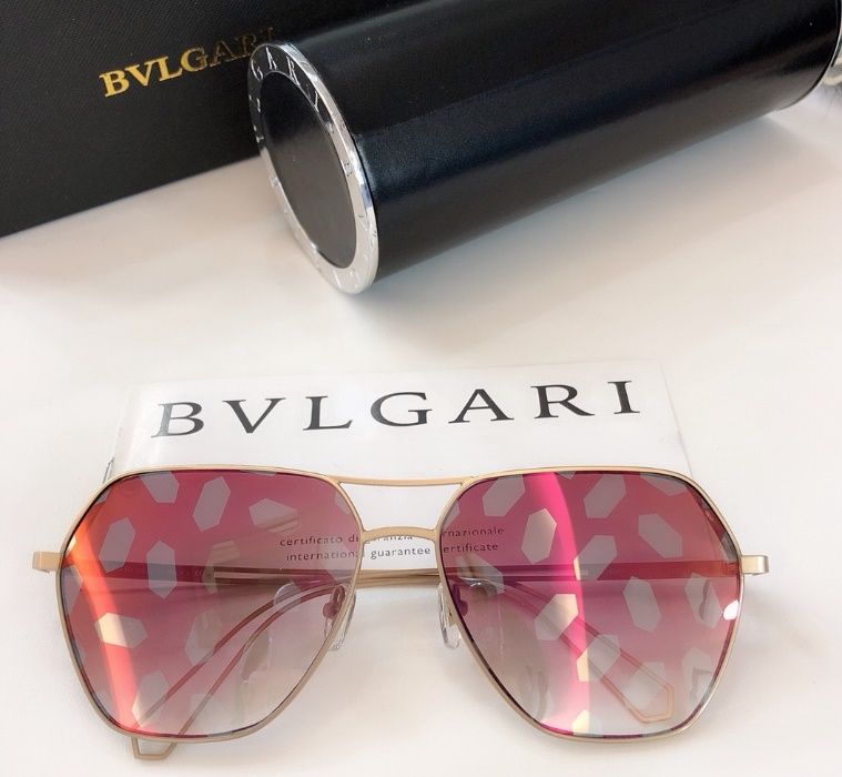 okulary przeciwsłoneczne bvlgari różowe lustrzanki ciapki sale