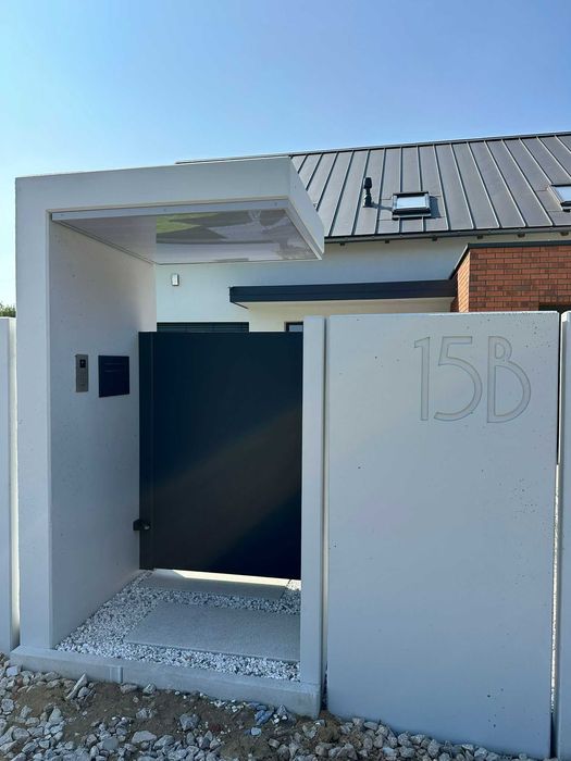 Ogrodzenie grzebieniowe płot nowoczesne ogrodzenie palisada pionowa