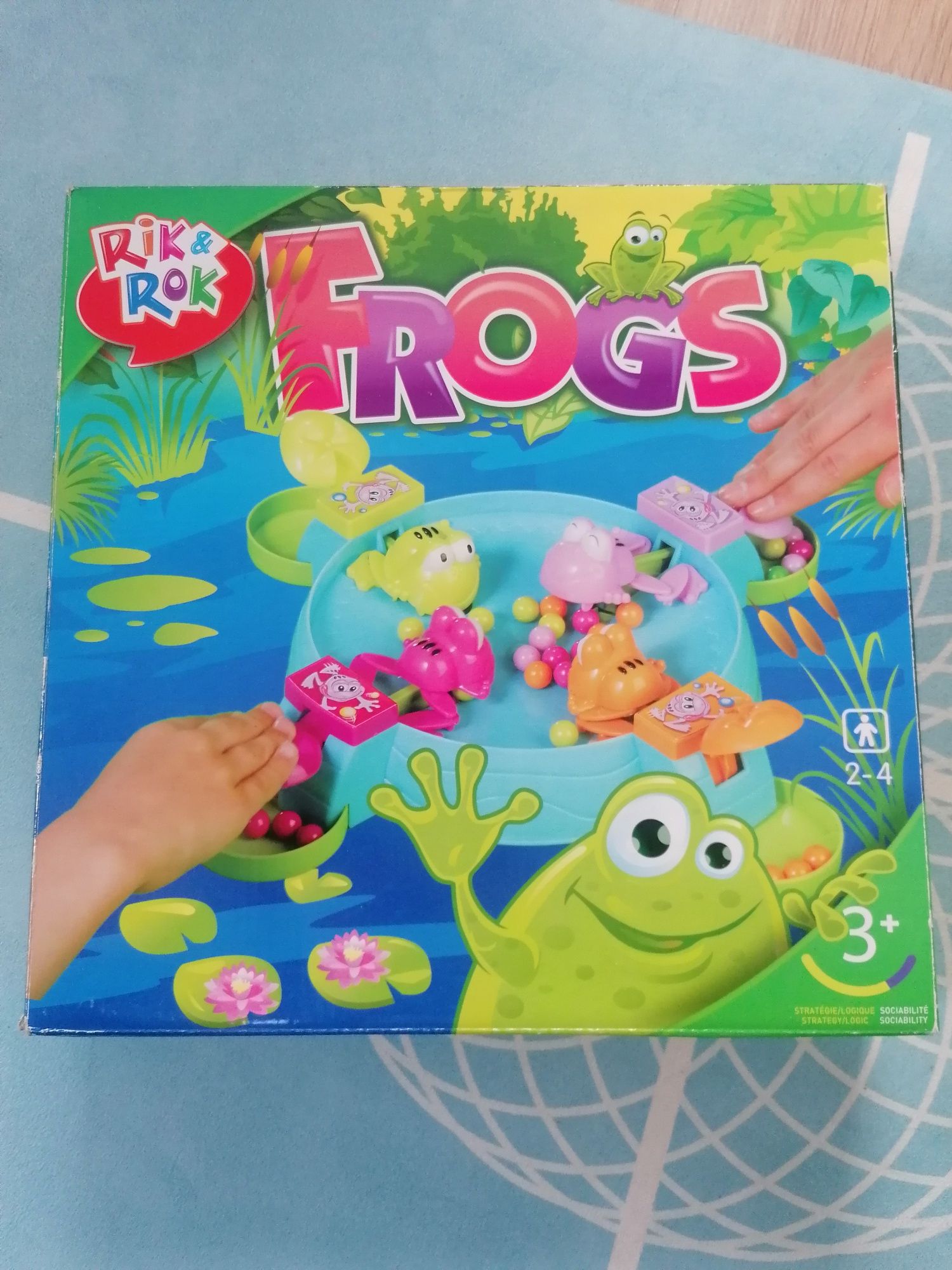 Rik Rok Frogs gra zręcznościowa żabki