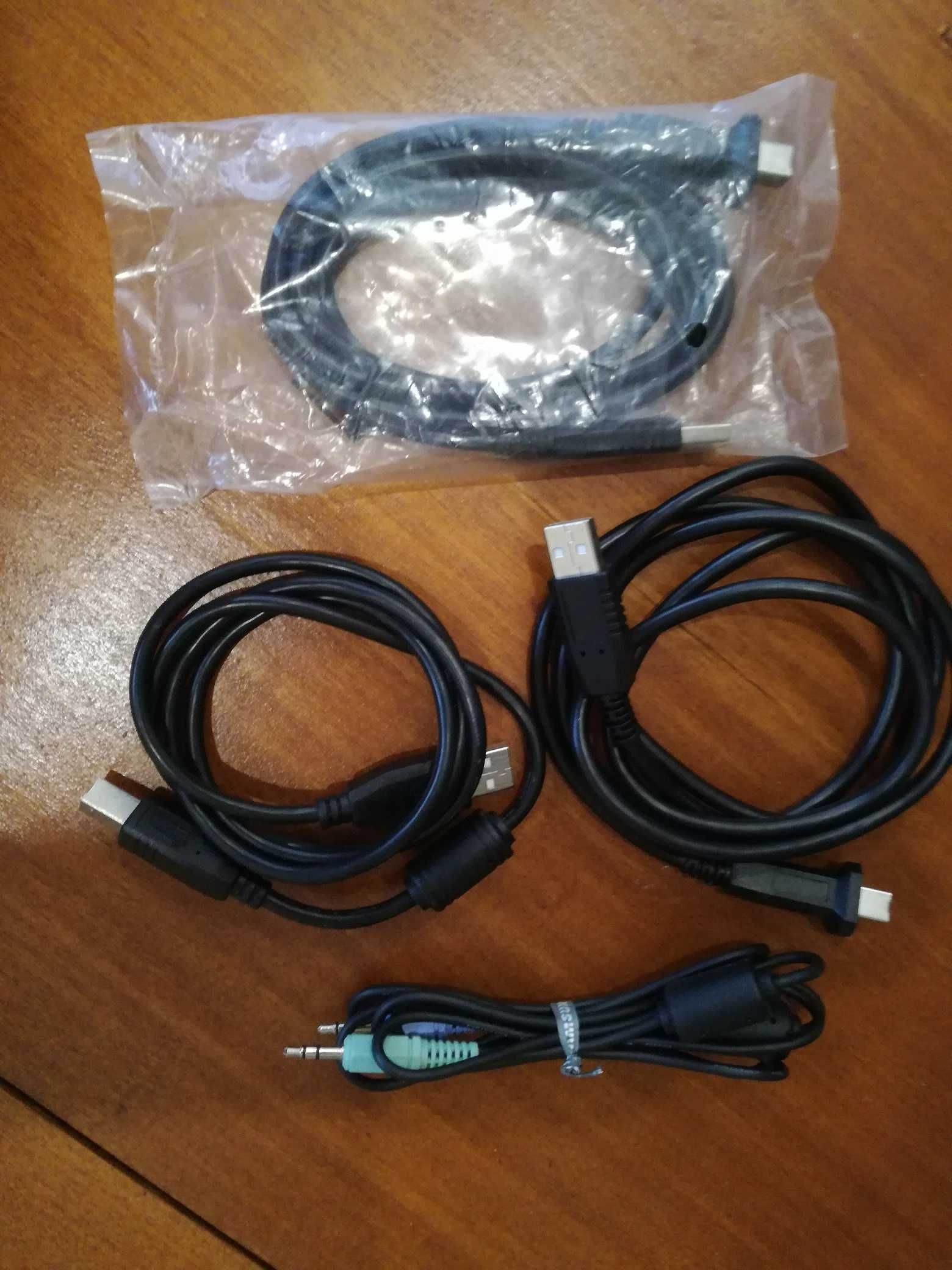 Extensões scart, rca, vga, cabos alimentação, repartidor TV, adaptador