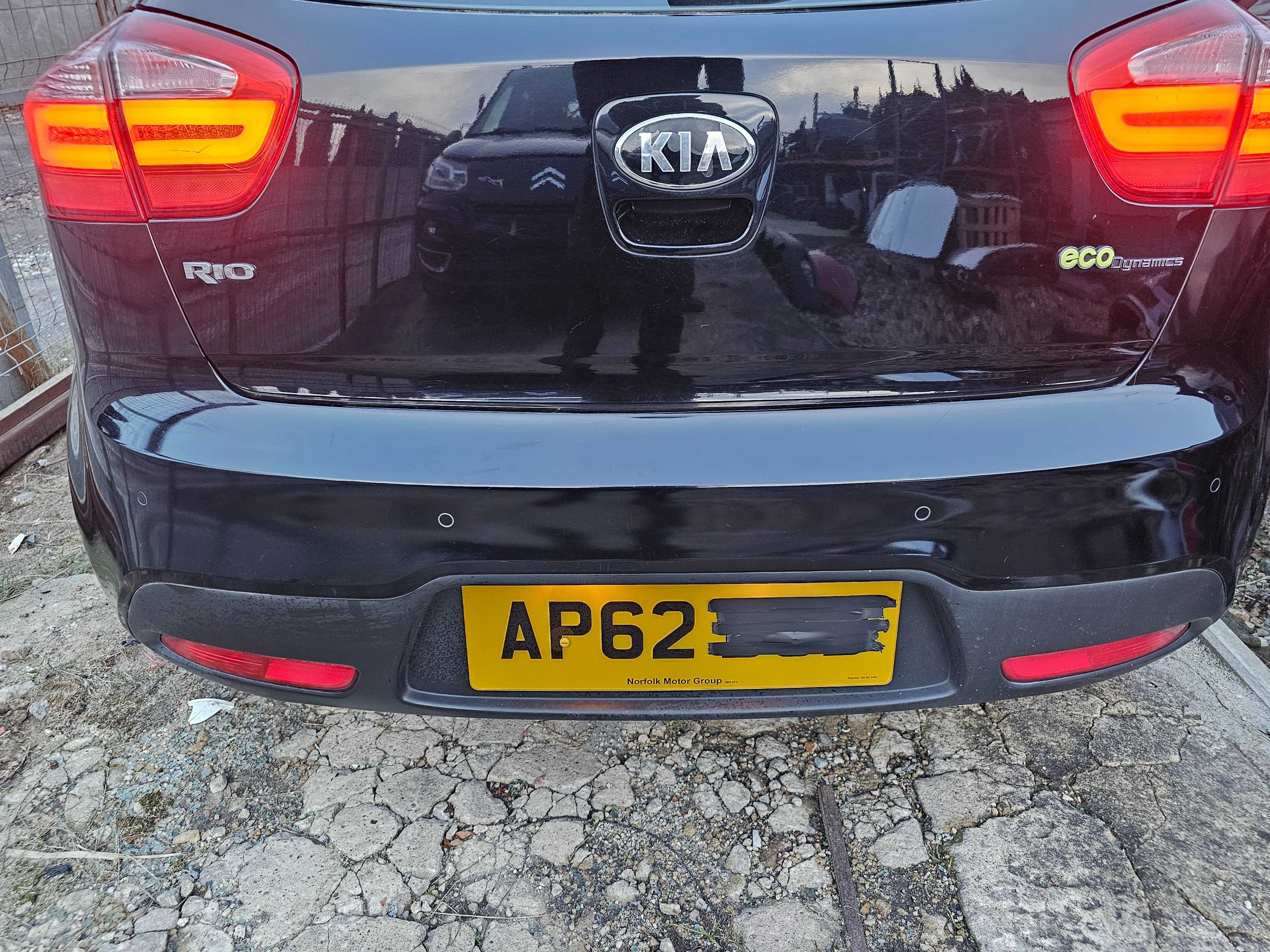 Kia Rio III Zderzak Tył 3d PDC ABP