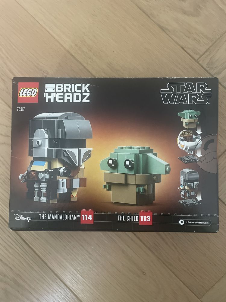 LEGO BrickHeadz 75317 Mandalorianin i Dziecko