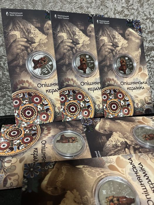 Монета `Опішнянська кераміка` у сувенірному пакуванні 5 гривень