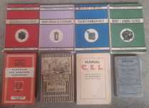 Livros antigos "Memorial do Elétricista" e livros sobre Elétricidade