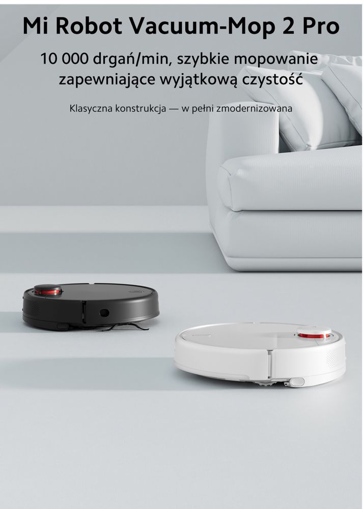 Mi Robot Vacuum-Mop P, czarny, NOWY