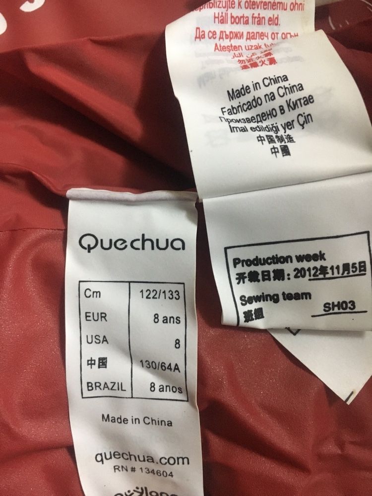 Poncho de caminhada Quechua Decathlon