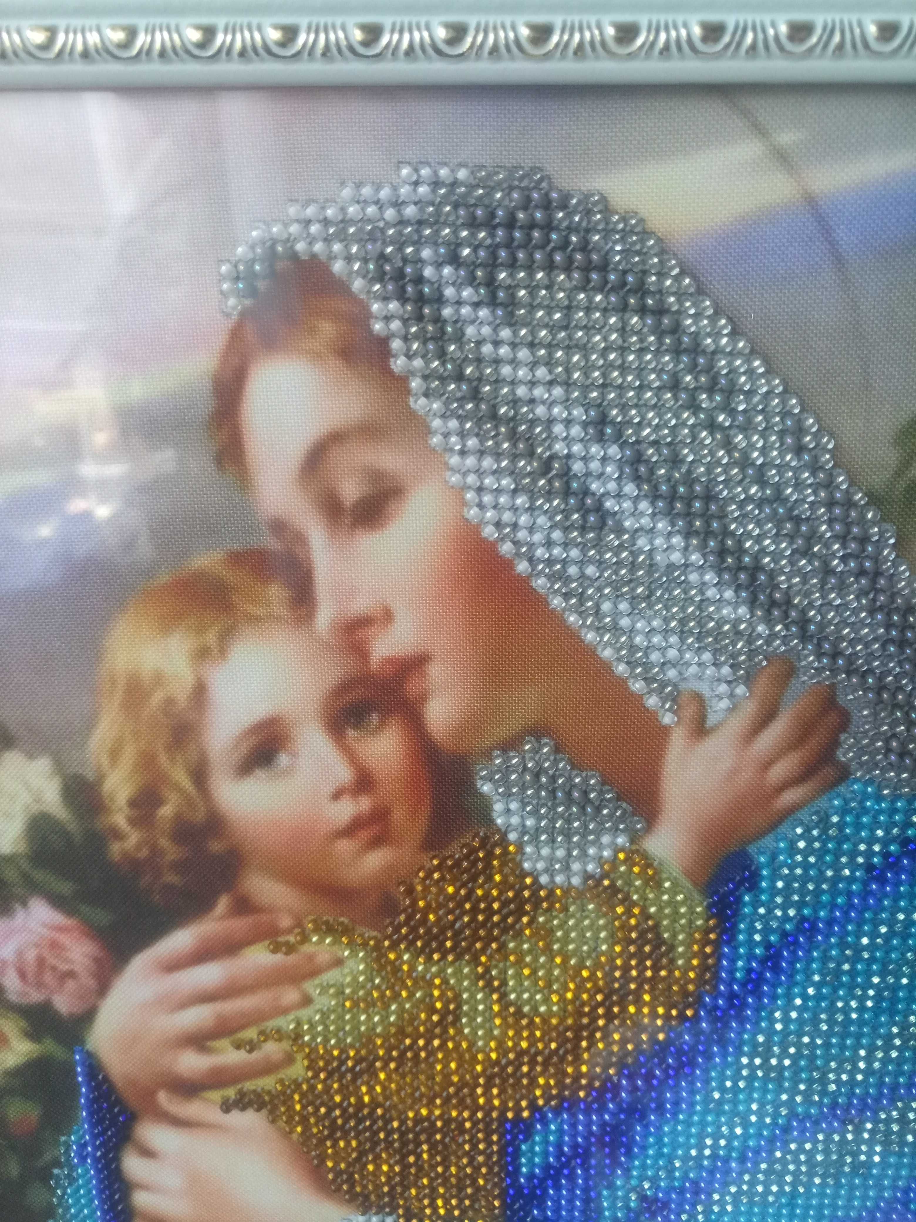 Ікона бісером Божої матері