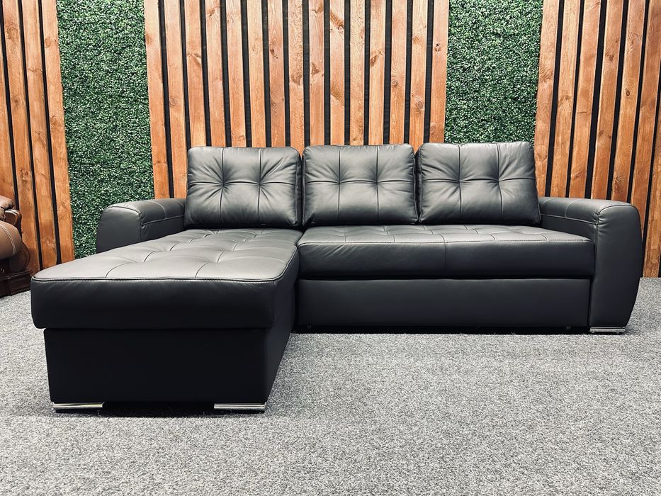 Новий шкіряний диван. Кожаный уголок. Німеччина. Натуральна шкіра.