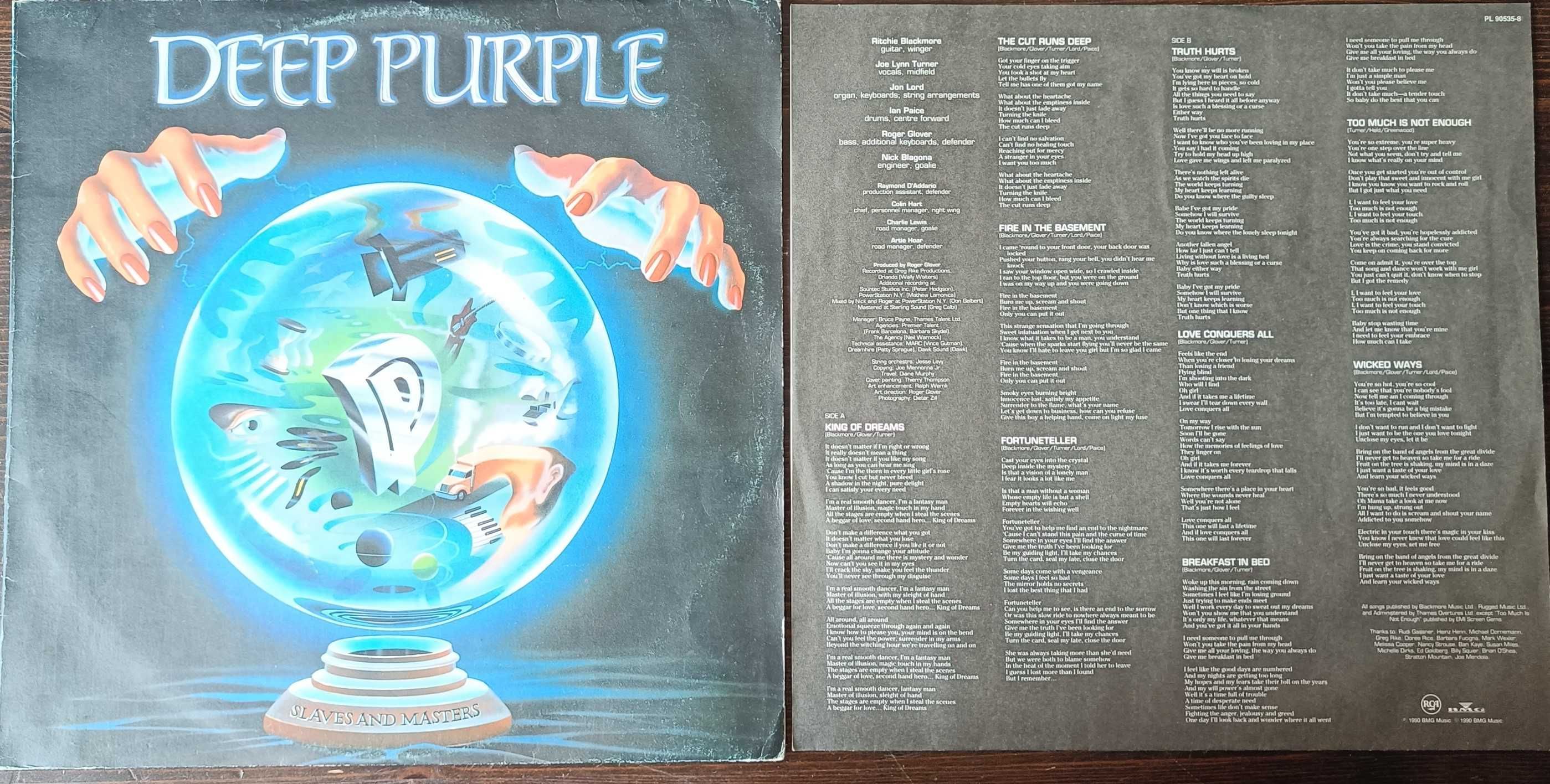 DEEP PURPLE. Slaves and Masters. Winyl.