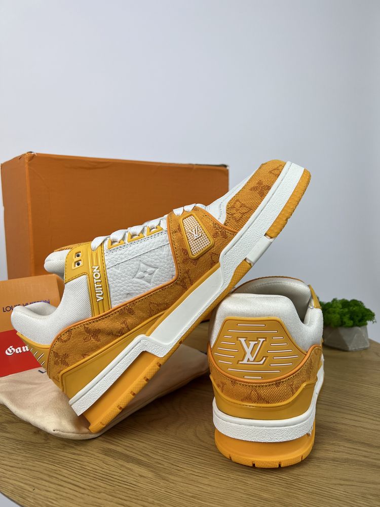 Кросівки Louis Vuitton Trainer Yellow Monogram