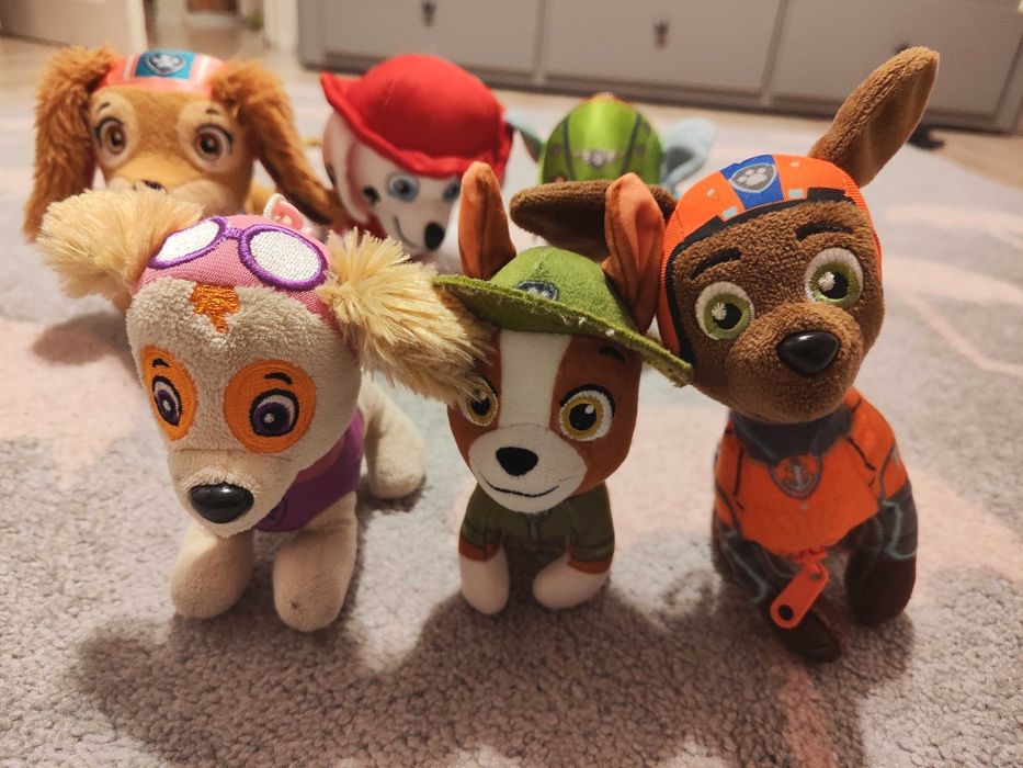 Zestaw pluszaków Psi Patrol