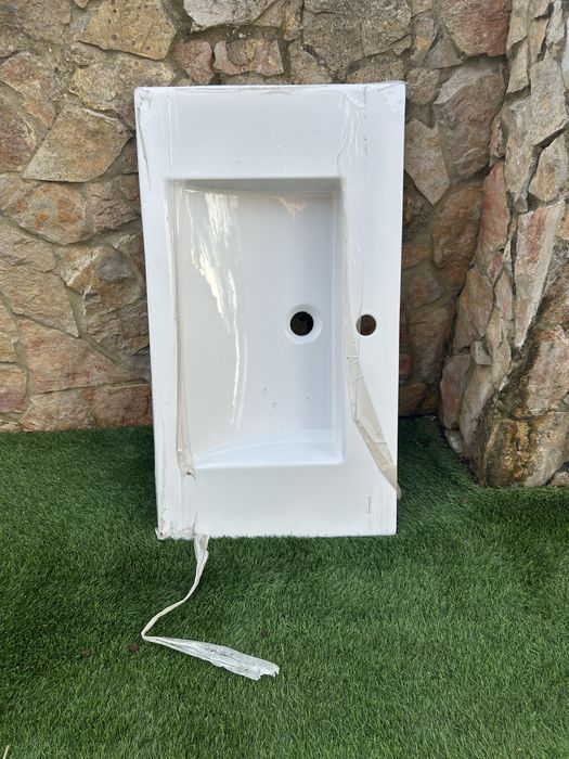 Lavatório Valadares ONE LINE 80cm Branco