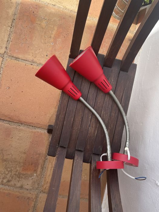 Candeeiros de parede vintage dos anos 90 Ikea Kvart Hagberg design