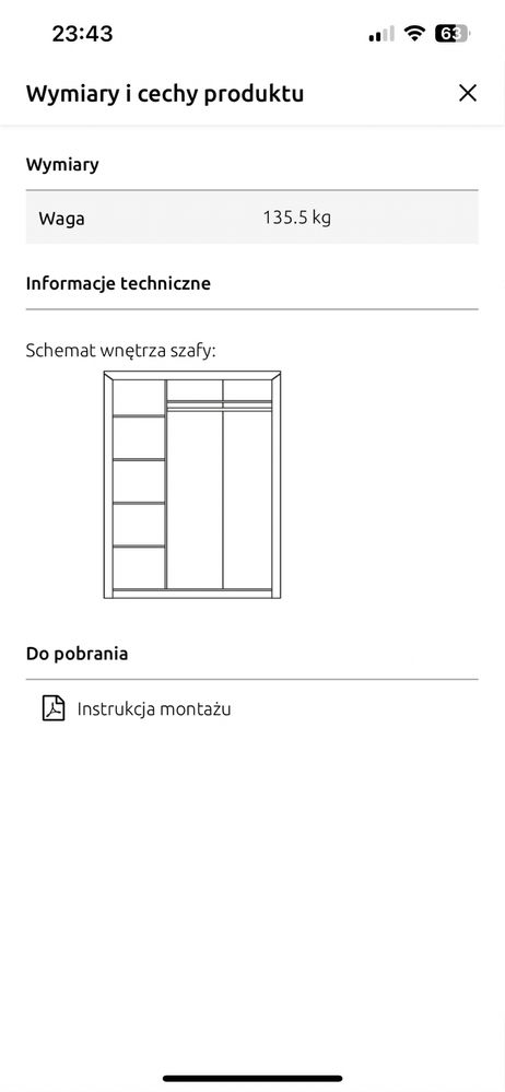 Sprzedam szafe super stanie  do odbioru nawet dzis