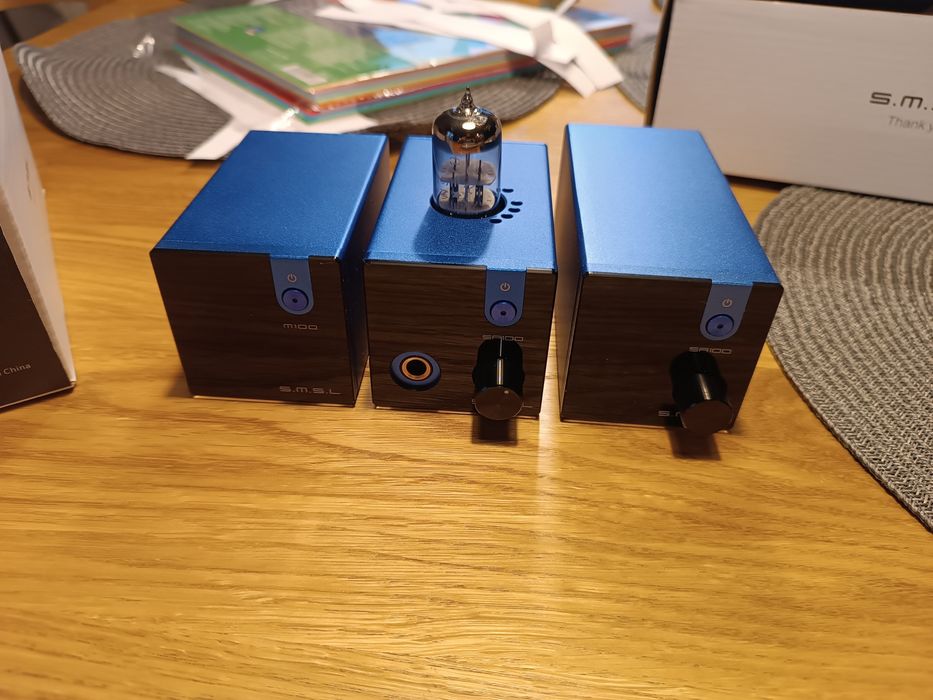 SMSL zestaw m100+sp100+sa100 dac, wzmacniacz słuchawkowy i stereo BT