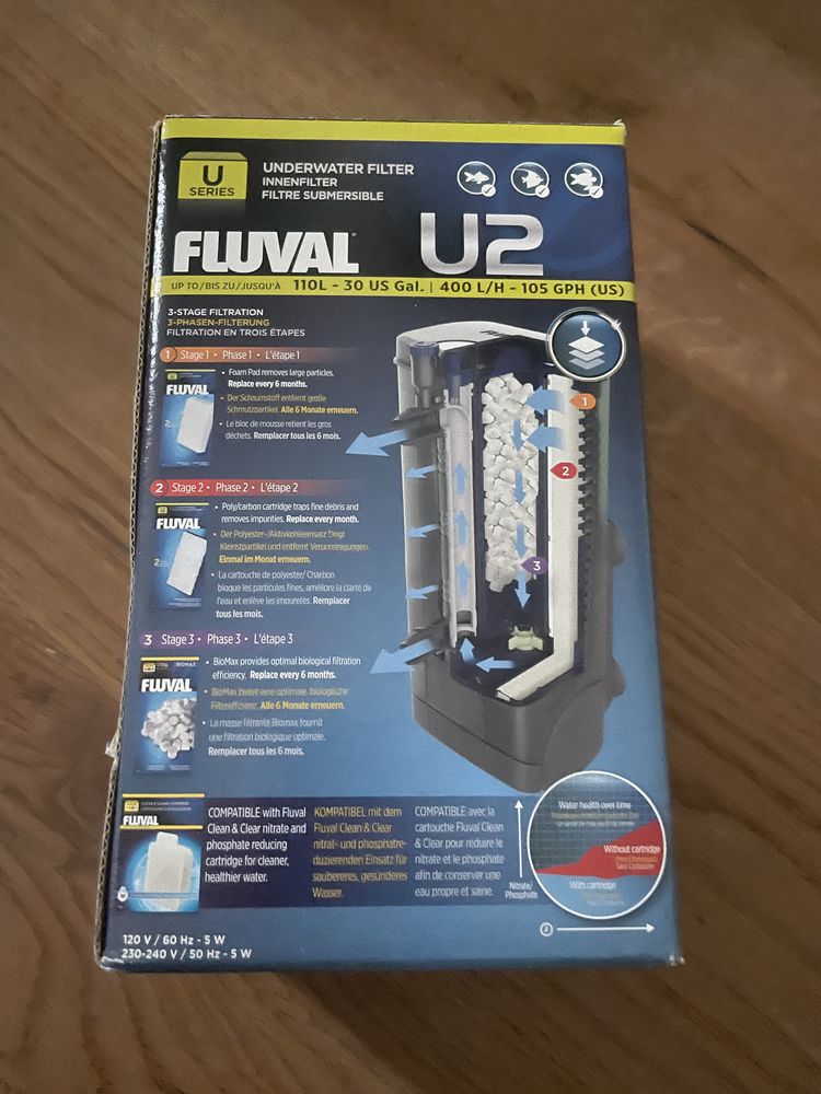 Filtr do akwarium Fluval U2 110l