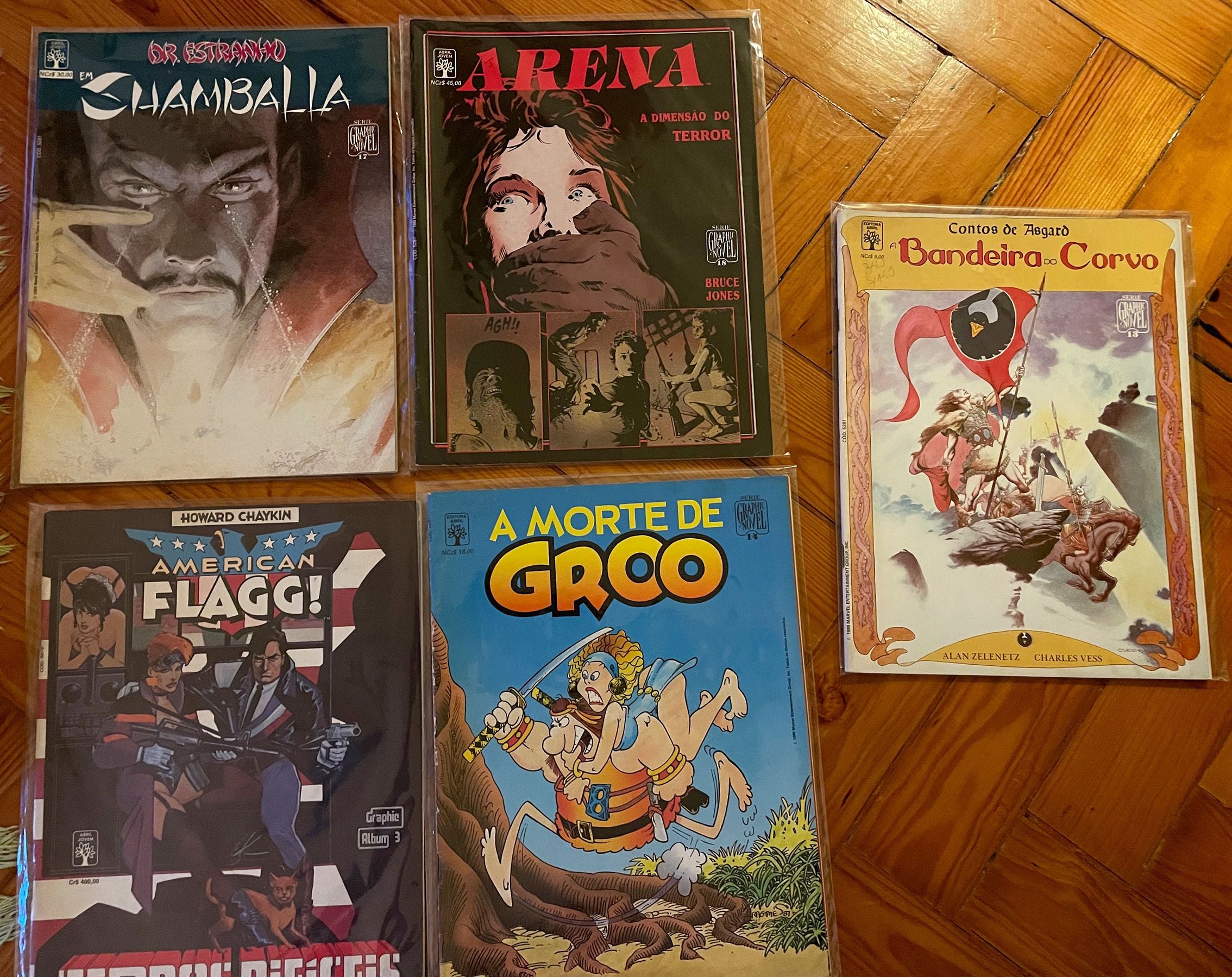 Graphic Novel e graphic Album editora Abril anos 90