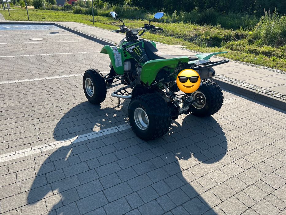 Kawasaki kfx400 zajrestowany