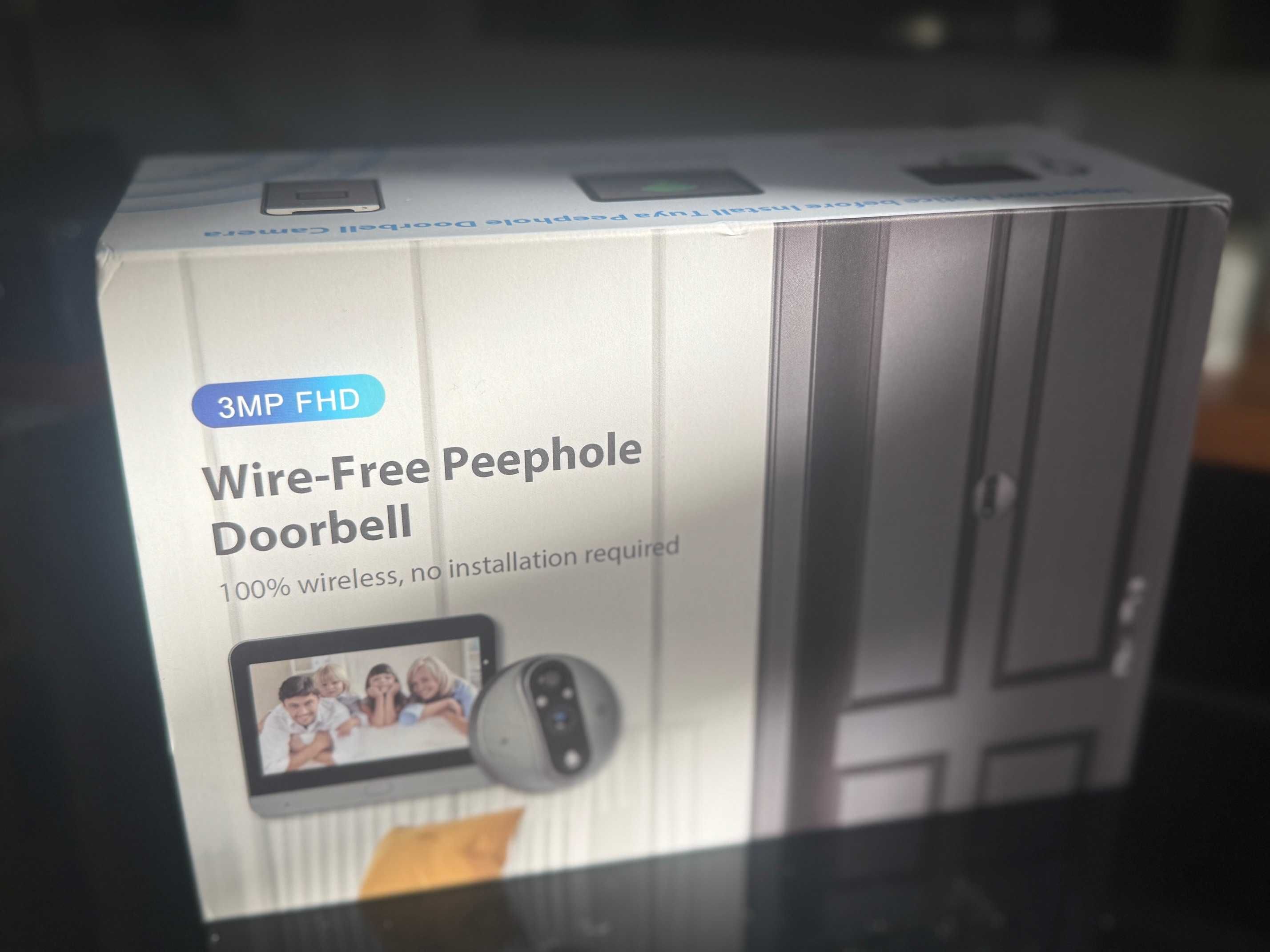 Inteligentny Wizjer Judasz 3MP KAMERA 4.3" z ekranem PIR WIFI TUYA