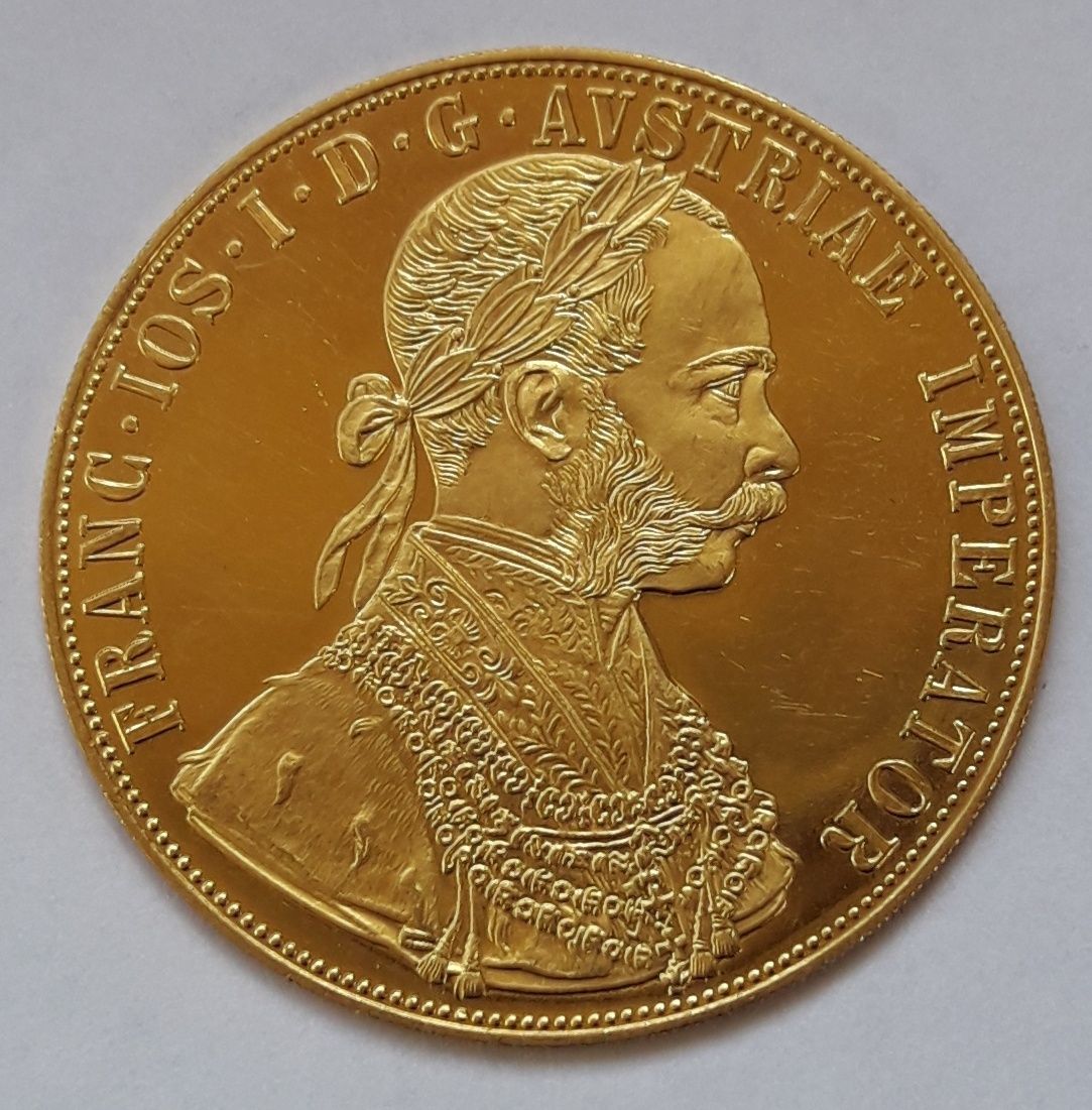 Австрія 4 Дукати 1915 золото 13,96 г Au gold 986 Австро-Угорщина