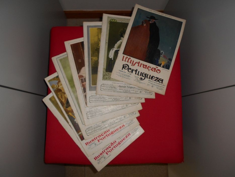 31 revistas da Ilustração Portugueza (1910-16), RARAS.