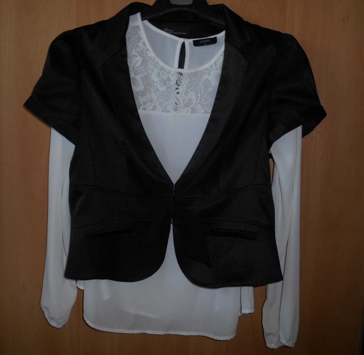 пиджак болеро накидка черный 52-54 размер