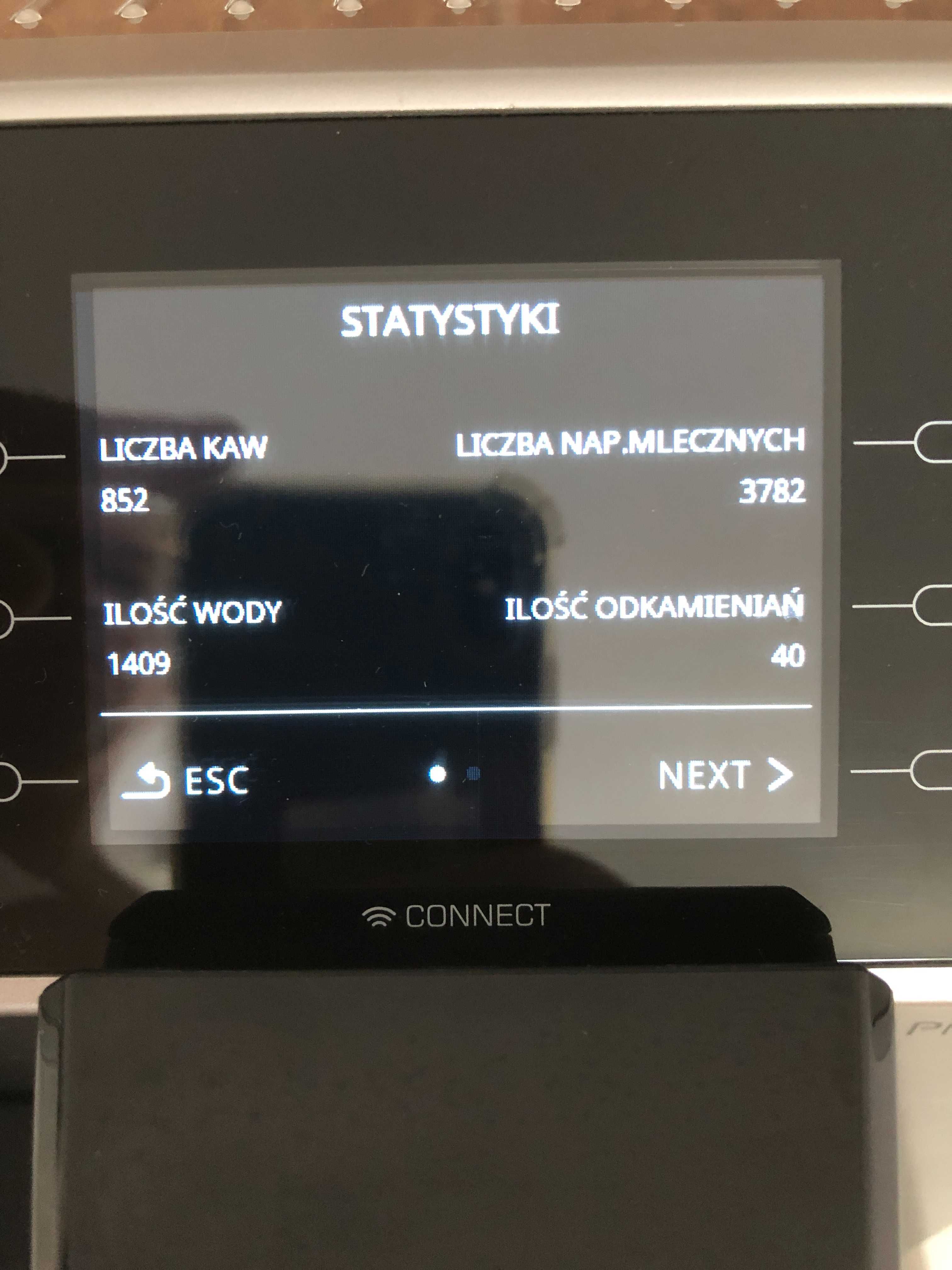 Ekspres De'Longhi PrimaDonna Class / 2018rok prod. / Polskie menu