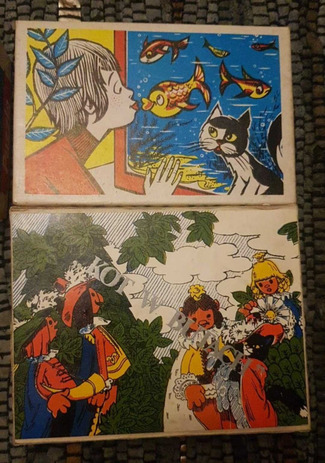 klocki puzzle obrazki z prl
