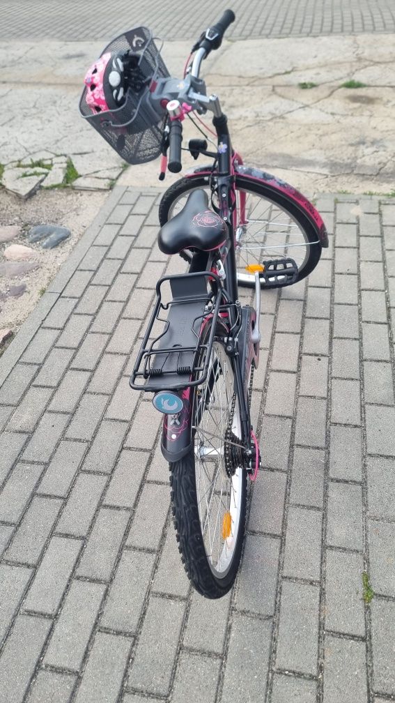 Rower dzieciecy B twin poply 500,przerzutki, koła 24,stan bdb