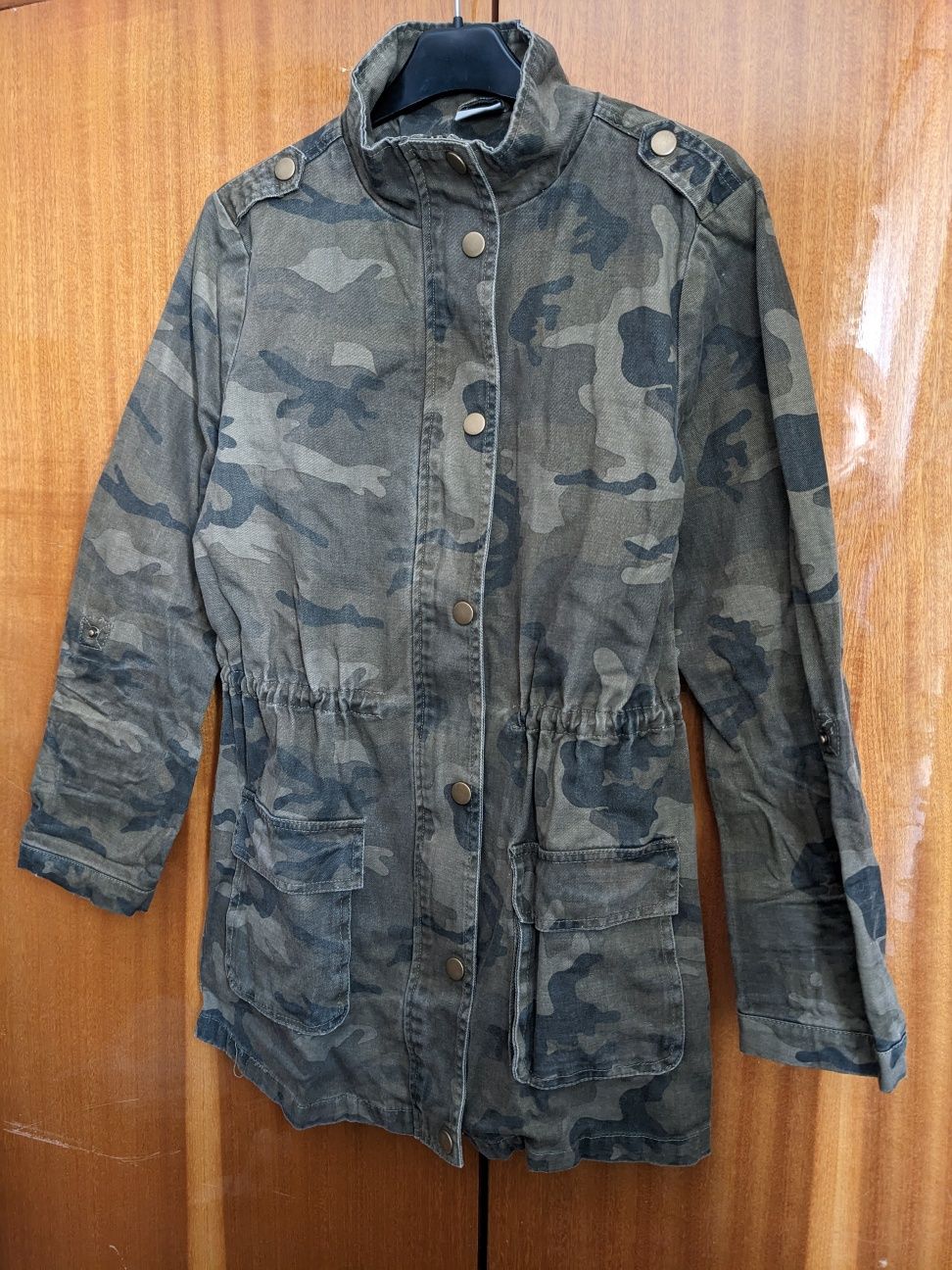 Kurtka parka moro wojskowa militarna utility XS S