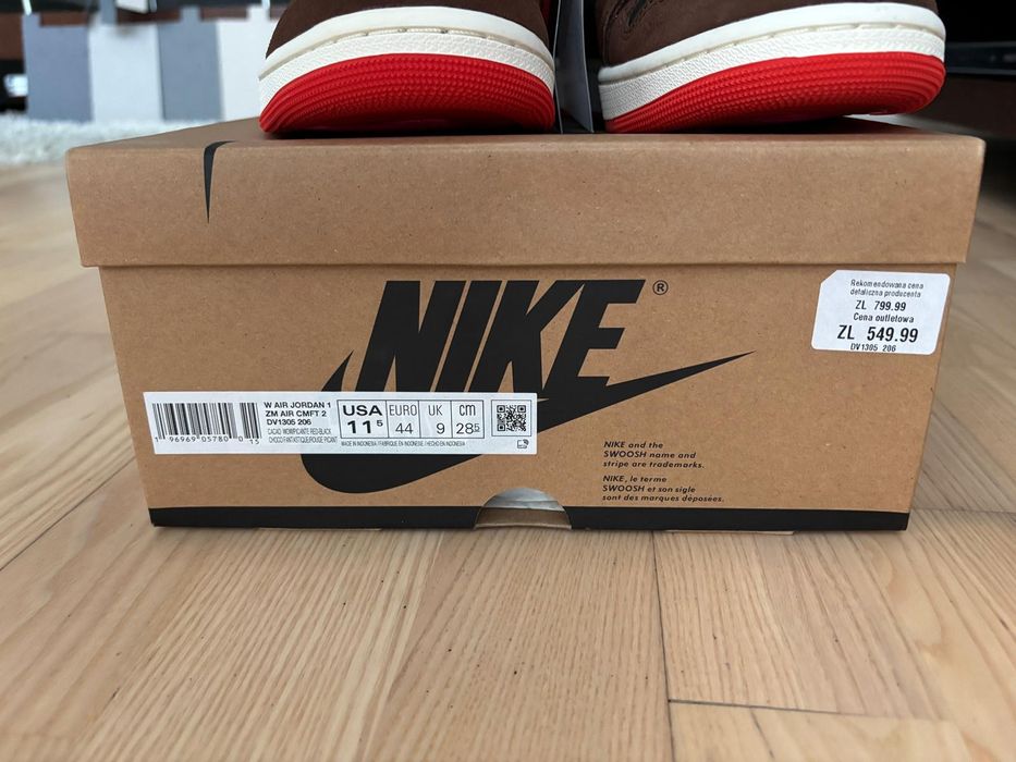 Buty Jordan 1 ZM AIR CMFT 2  w roz 44