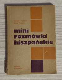 Mini rozmówki hiszpańskie 1982 rok PRL Vintage