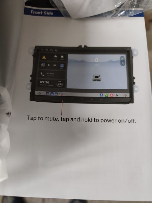 VWX6S eonon  Android Volkswagen, SEAT i Skoda
9-calowy samochodowy sys