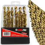 Wiertła do metalu 1,5-13mm 29szt tytan komplet