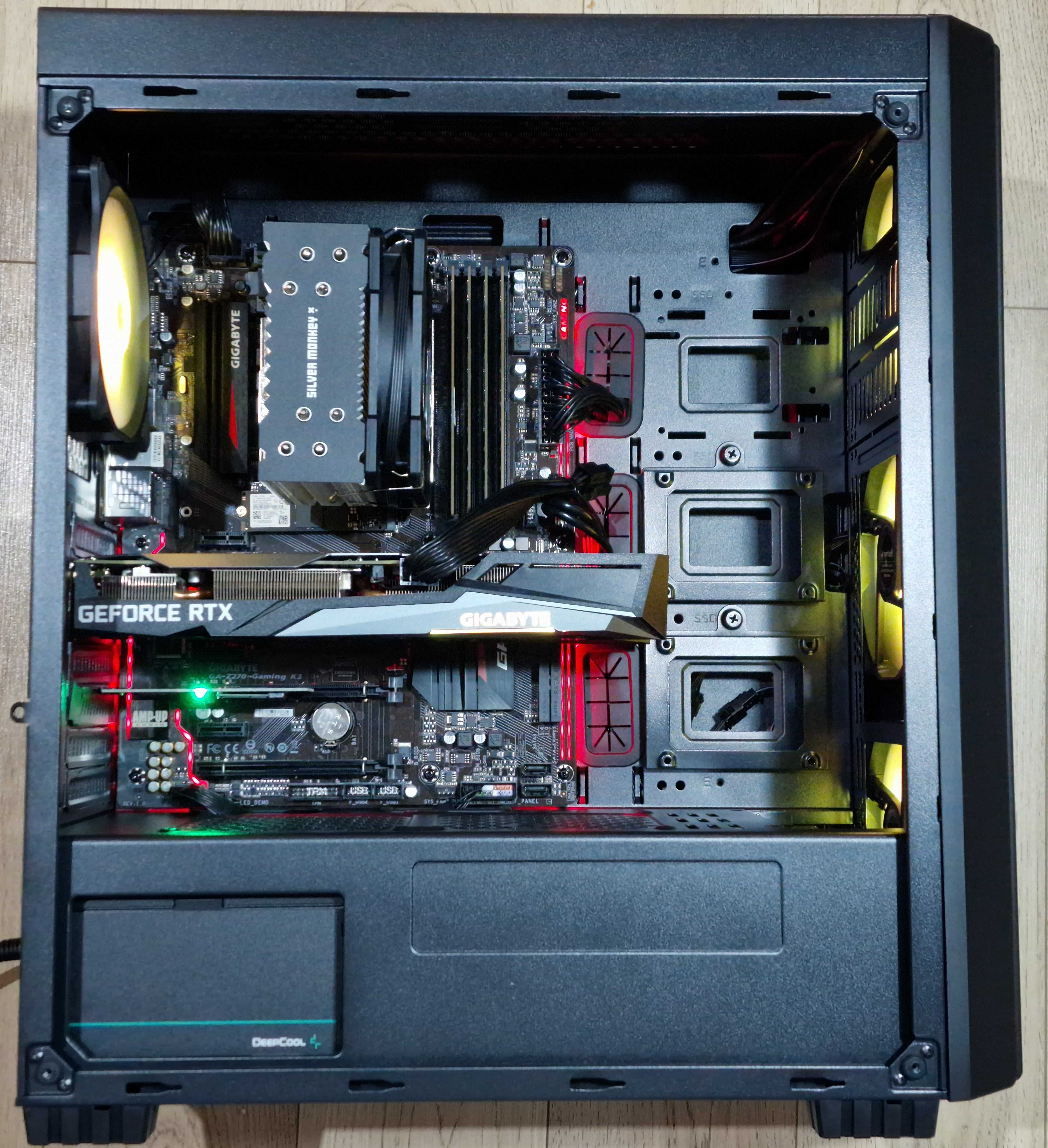 Komputer do gier i7-7700 RTX 3060 32GB DDR4 2x 512GB NVMe Win11 GW