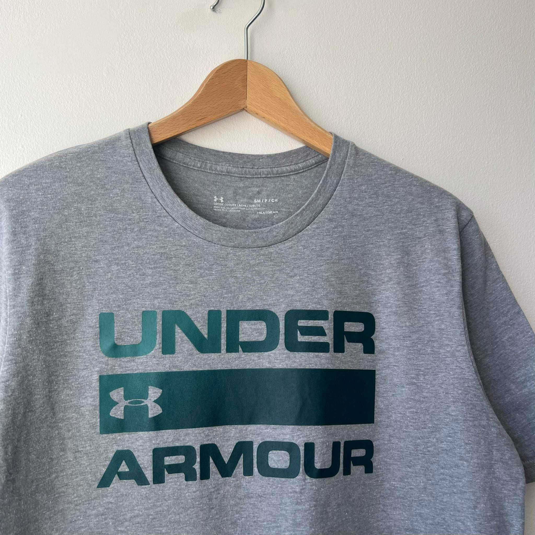 Under Armour Gradient Logo T-Shirt Koszulka Szara