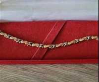 Bransoletka ze złota, złota bransoletka, pr. 585, 18cm