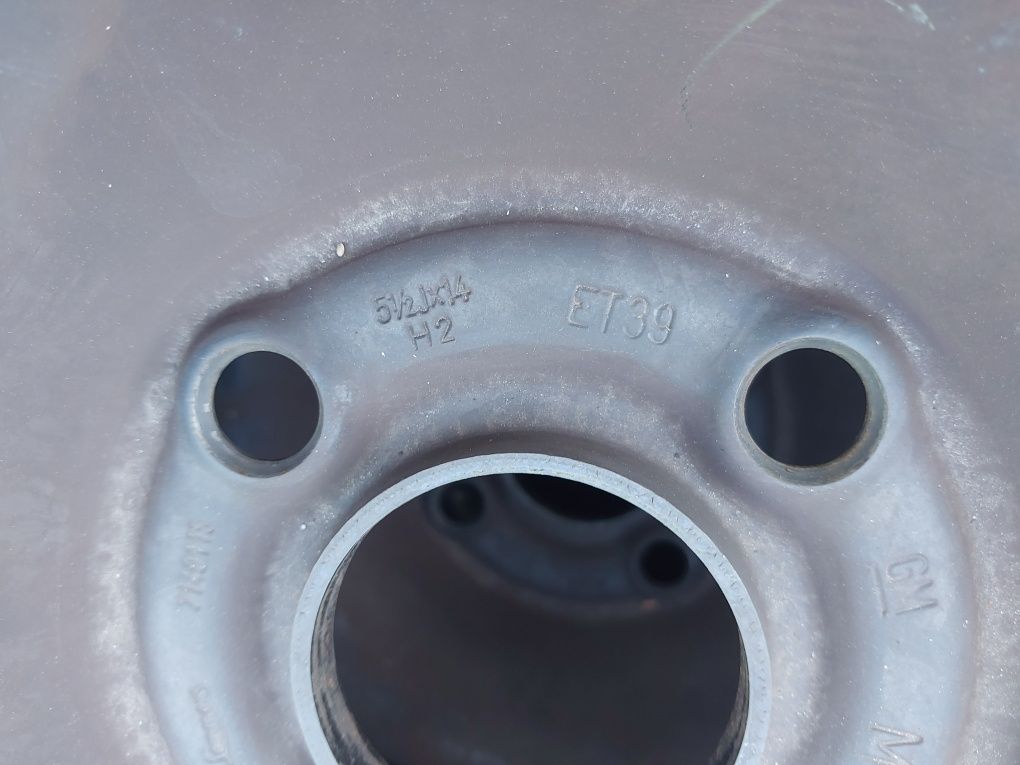 Felgi stalowe Opel 14" 4X100 ET39