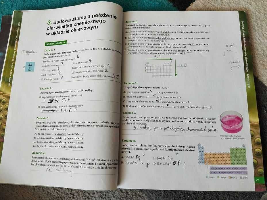 Karty pracy To jest chemia 1