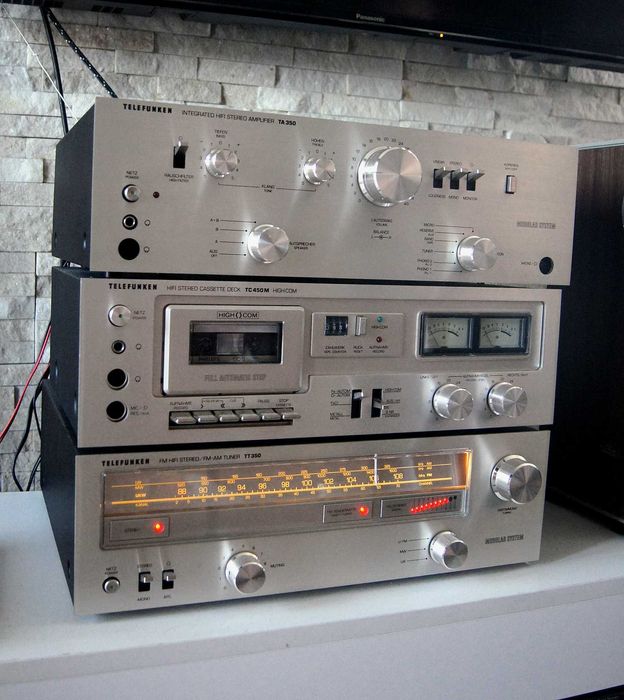 TELEFUNKEL zestaw wzmacniacz tuner magnetofon TA350 TT350 TC450M
