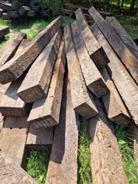 Drewniane ogrodowe palisady stopnie bukowe dębowe