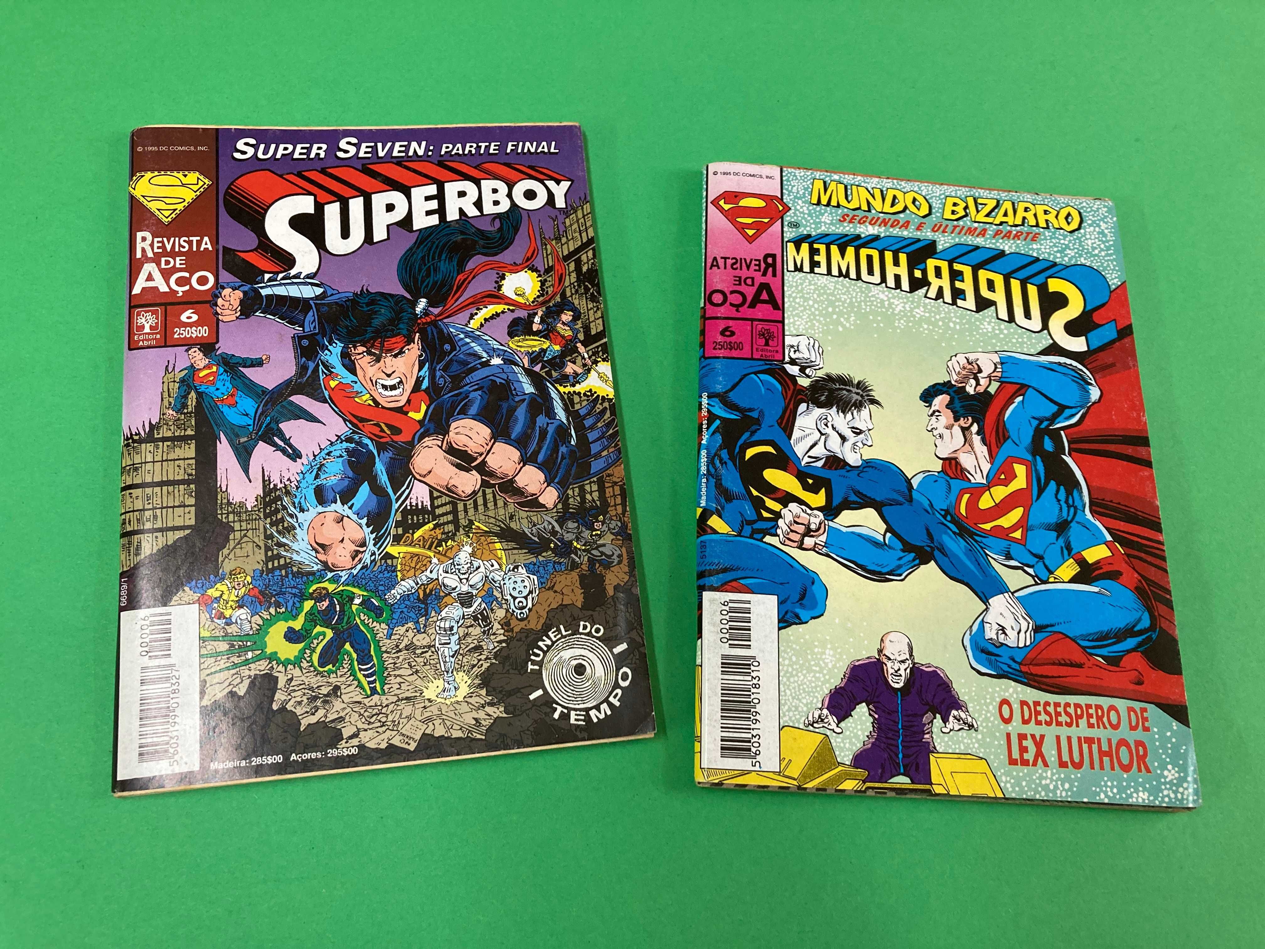 Revistas Banda Desenhada Super-Homem e Super Boy Anos 90